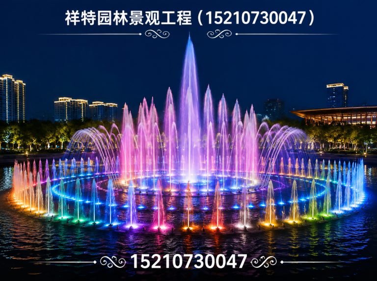 竞秀区景区喷泉展示图