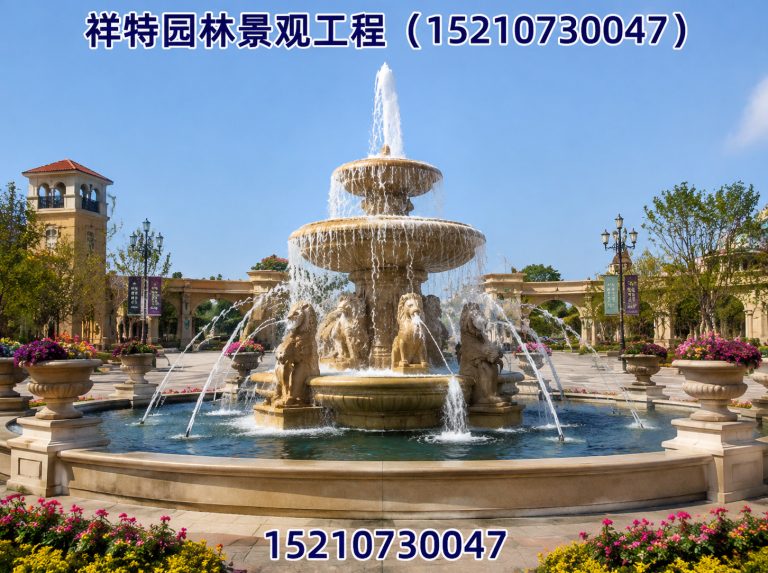 竞秀区音乐喷泉展示图